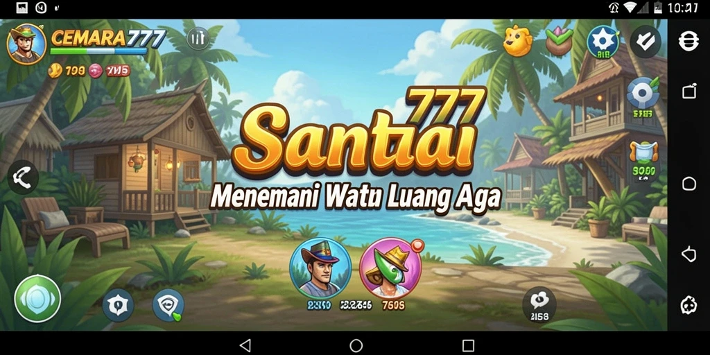 Screenshot gameplay CEMARA777 yang penuh warna dan menghibur.