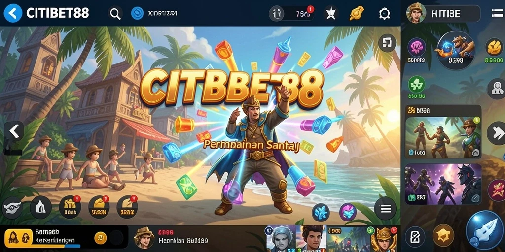 Tampilan gameplay casual yang menyenangkan dan interaktif.