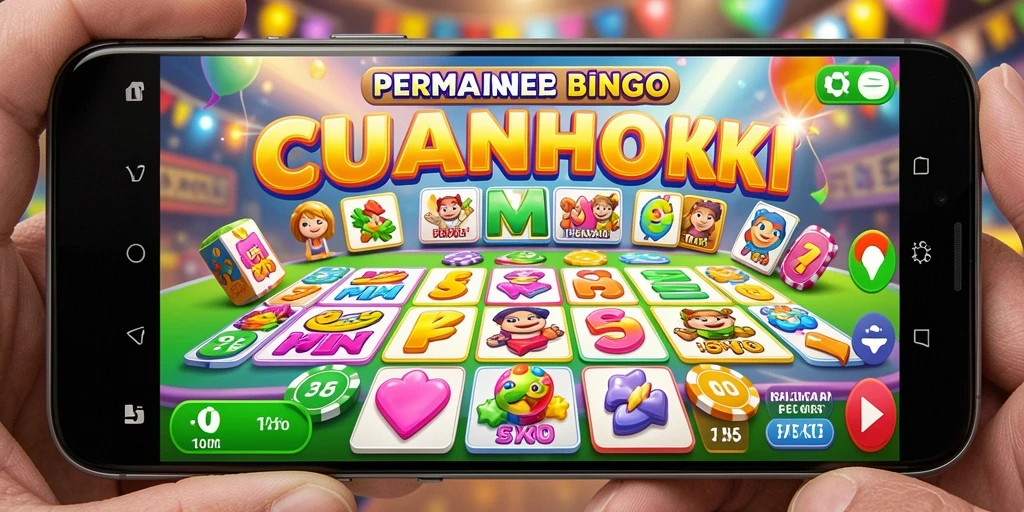 Tampilan gameplay Bingo CUANHOKI yang mengasyikkan dan interaktif.