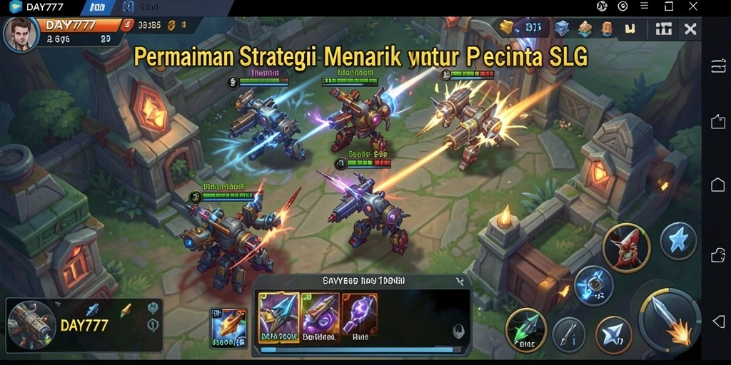 Tampilan permainan DAY777 yang memukau dan penuh strategi.