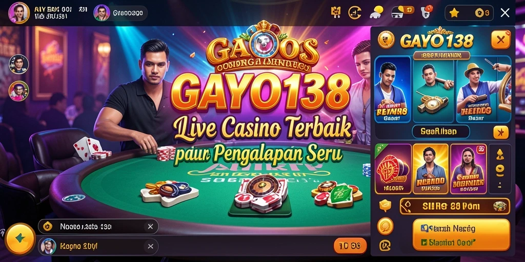 Tampilan gameplay GAYO138 yang mendebarkan dan interaktif.