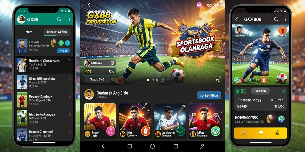 Tampilan gameplay Sportsbook GX88 yang menarik dan interaktif.