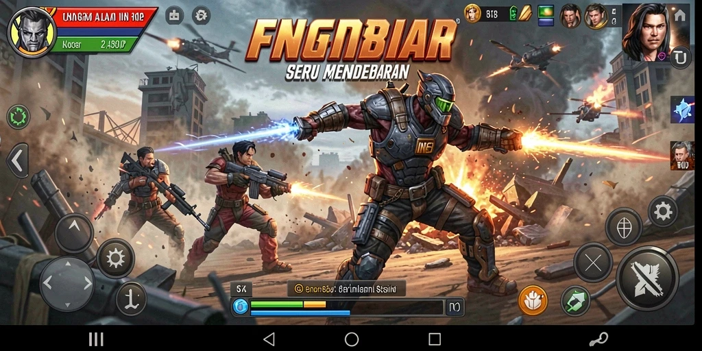 Tampilan aksi mendebarkan dalam gameplay IN88 yang menakjubkan.