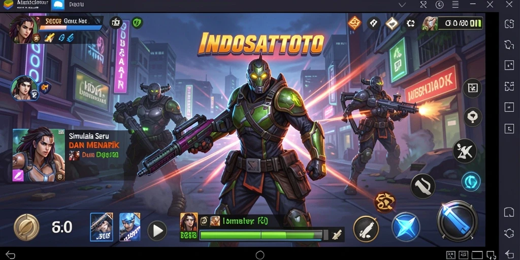 Tampilan gameplay menakjubkan dari INDOSATTOTO saat beraksi.