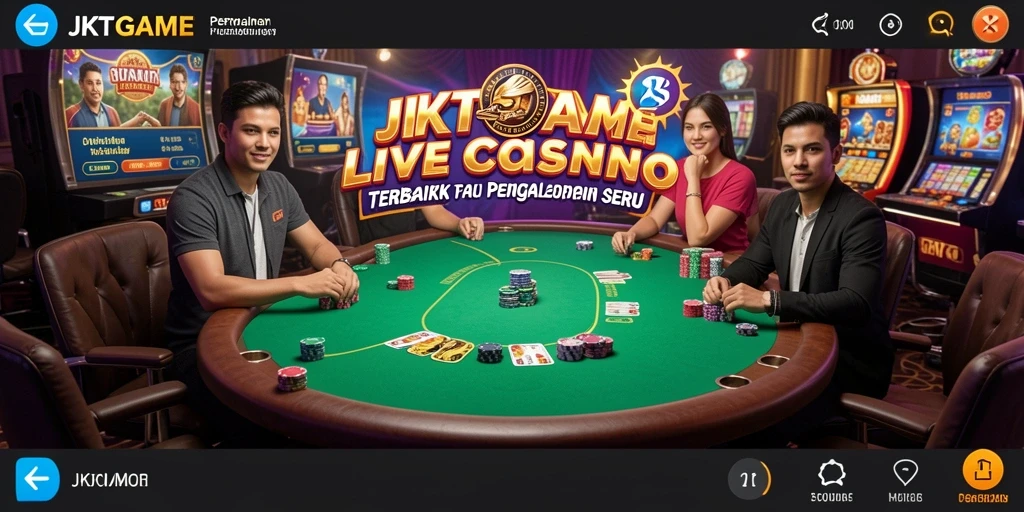 Tampilan gameplay JKTGAME yang menarik dan interaktif di Live Casino.