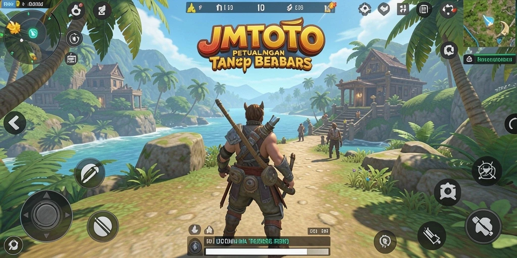 Tampilan gameplay JMTOTO yang menakjubkan dalam dunia terbuka.