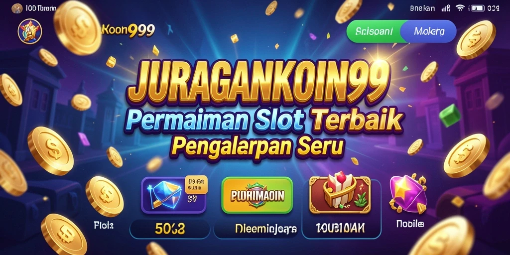 Tampilan gameplay JURAGANKOIN99 dengan slot yang menarik dan bonus menggiurkan.