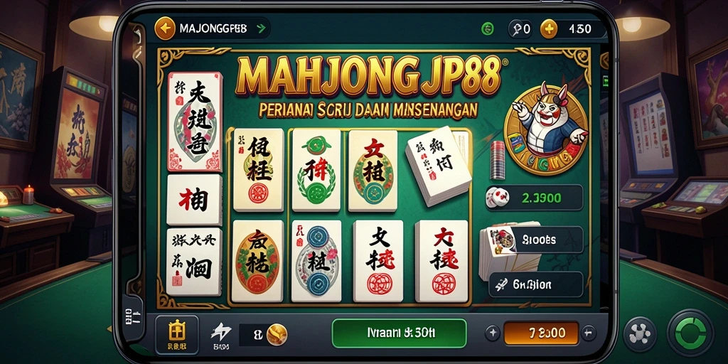 Tampilan gameplay seru dari MAHJONGJP88 yang mengasyikkan.