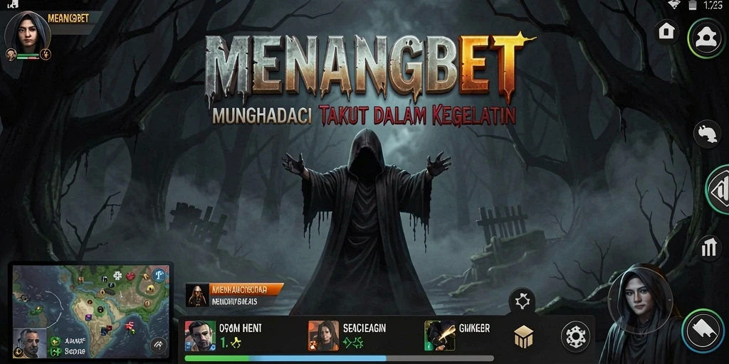 Tampilan gameplay menyeramkan penuh ketegangan di MENANGBET.
