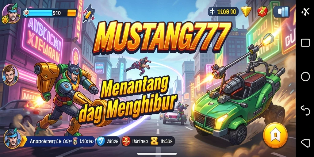 Tampilan menarik dari gameplay MUSTANG77 yang menampilkan aksi arcade seru.