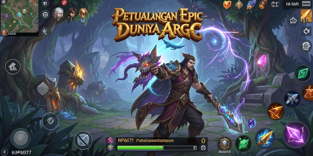 Tampilan gameplay RP6677 yang dinamis dan penuh aksi.