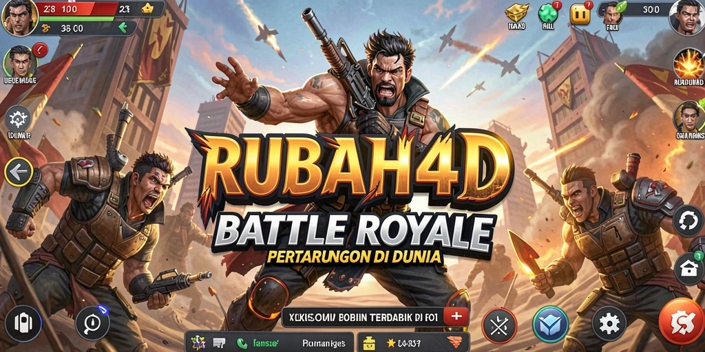 Tampilan menyenangkan dari gameplay <strong>RUBAH4D</strong> dalam pertempuran intens.