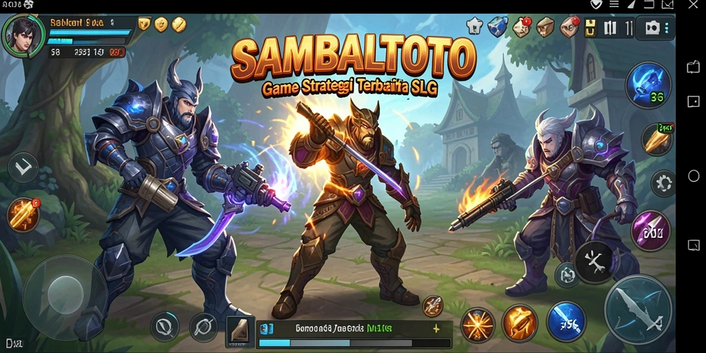 Pemandangan gameplay menarik dan strategis di SAMBALTOTO.