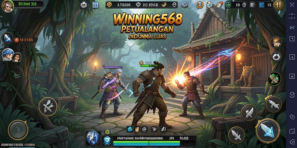 Gambaran gameplay WINNING568 yang penuh petualangan dan tantangan.