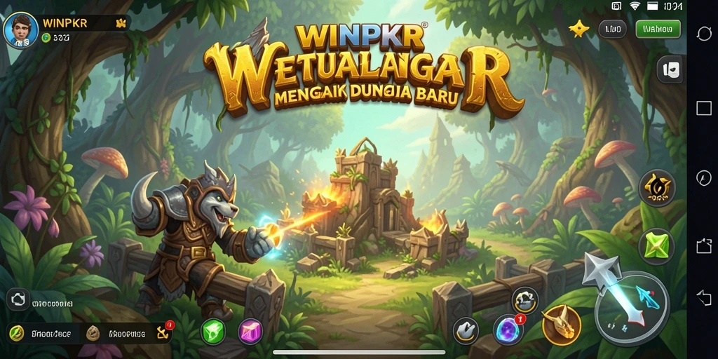 Tampilan gameplay WINPKR yang mengasyikkan dan penuh petualangan.